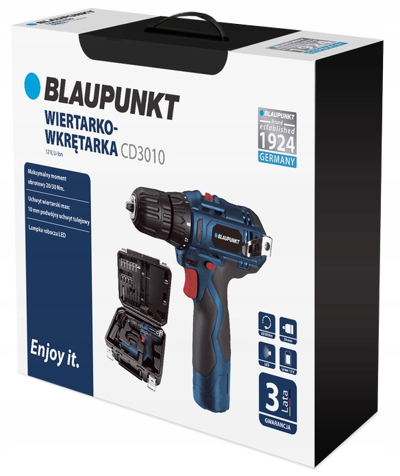 Акумуляторна дриль-шурупокрут Blaupunkt CD3010 - Зображення 13