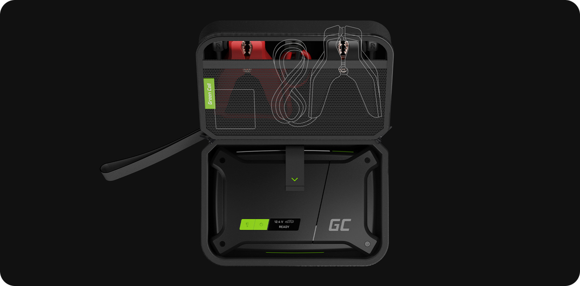 Пуско-зарядний пристрій/стартер/Powerbank Green Cell PowerBoost 2000 А 60 W - Зображення 10