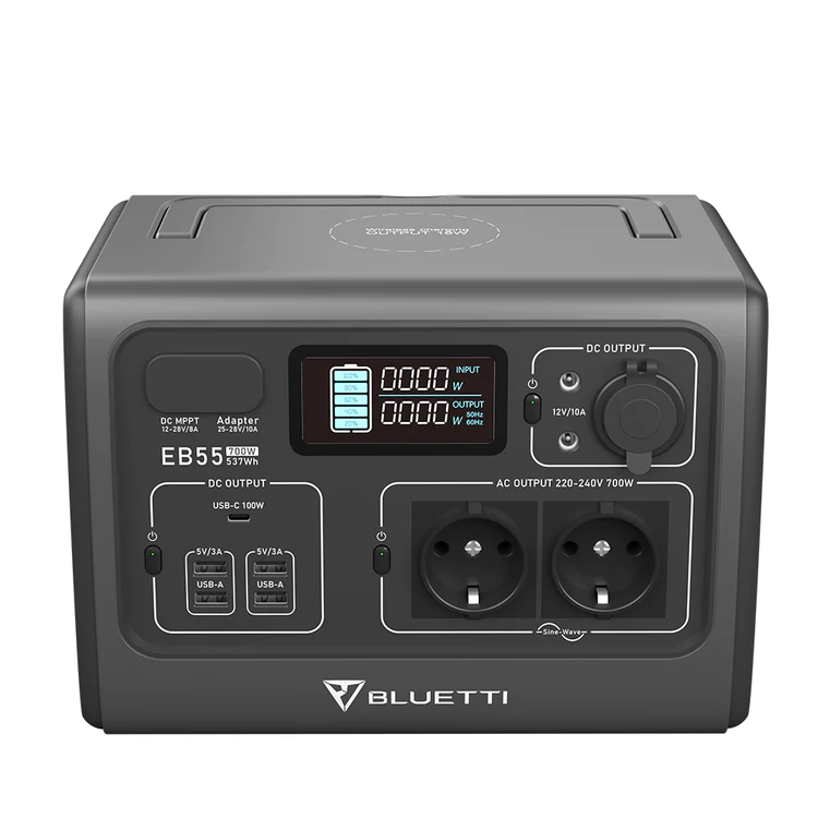 Портативна електростанція BLUETTI EB55 700W 537Wh - Зображення 3
