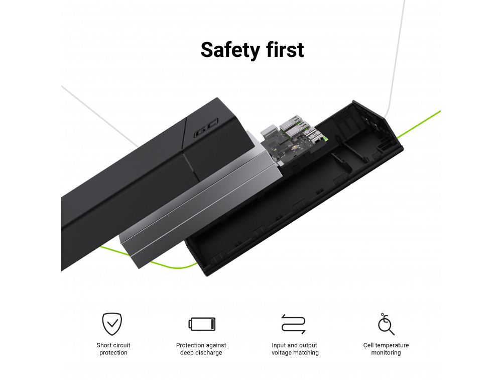 Power Bank Green Cell зі швидким заряджанням PowerPlay20 20000 мА·год 18 Вт - Зображення 3