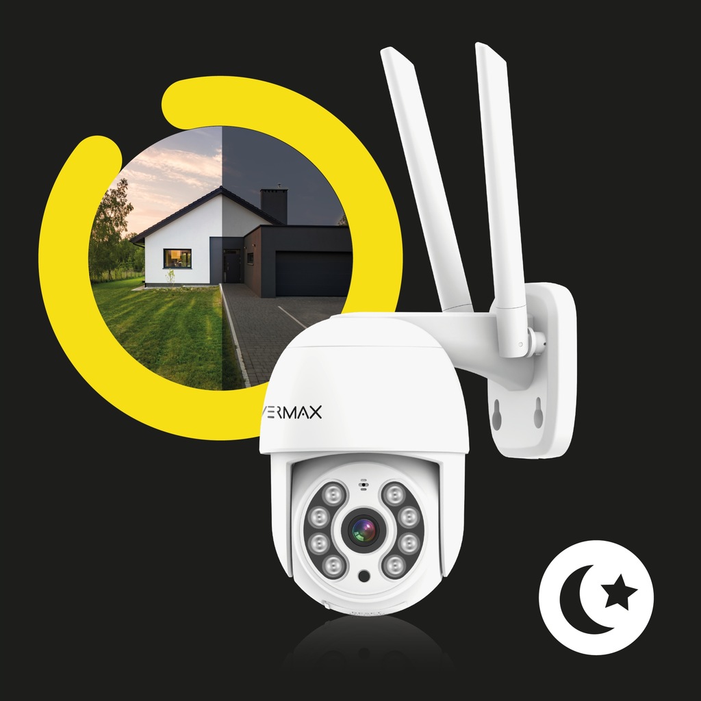Вулична поворотна WiFi камера відеоспостереження Overmax Camspot 4.0 PTZ FULL HD - Зображення 13