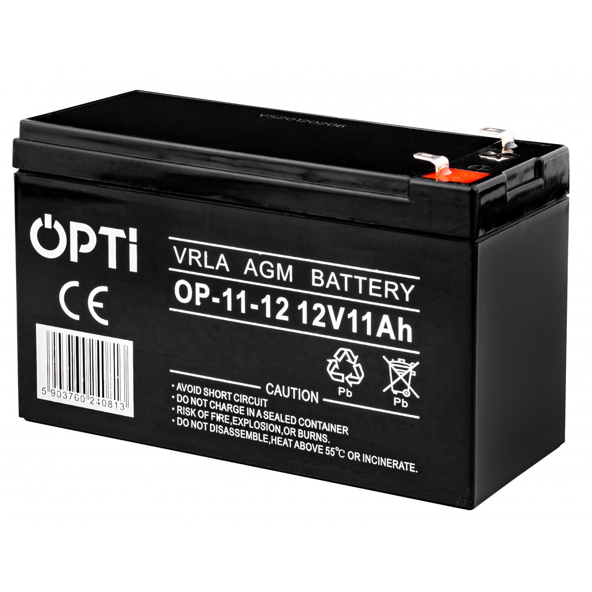 Акумуляторна батарея Volt Polska AGM OPTI 12 V 11 Ah VRLA