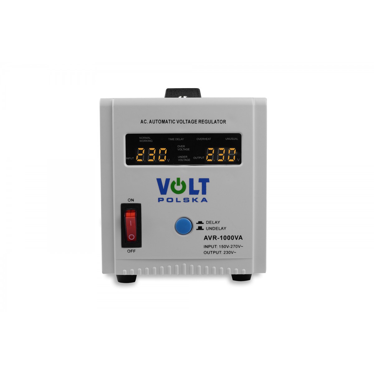 Стабілізатор напруги AVR Volt Polska AVR 1000VA 8-11% - Зображення 2