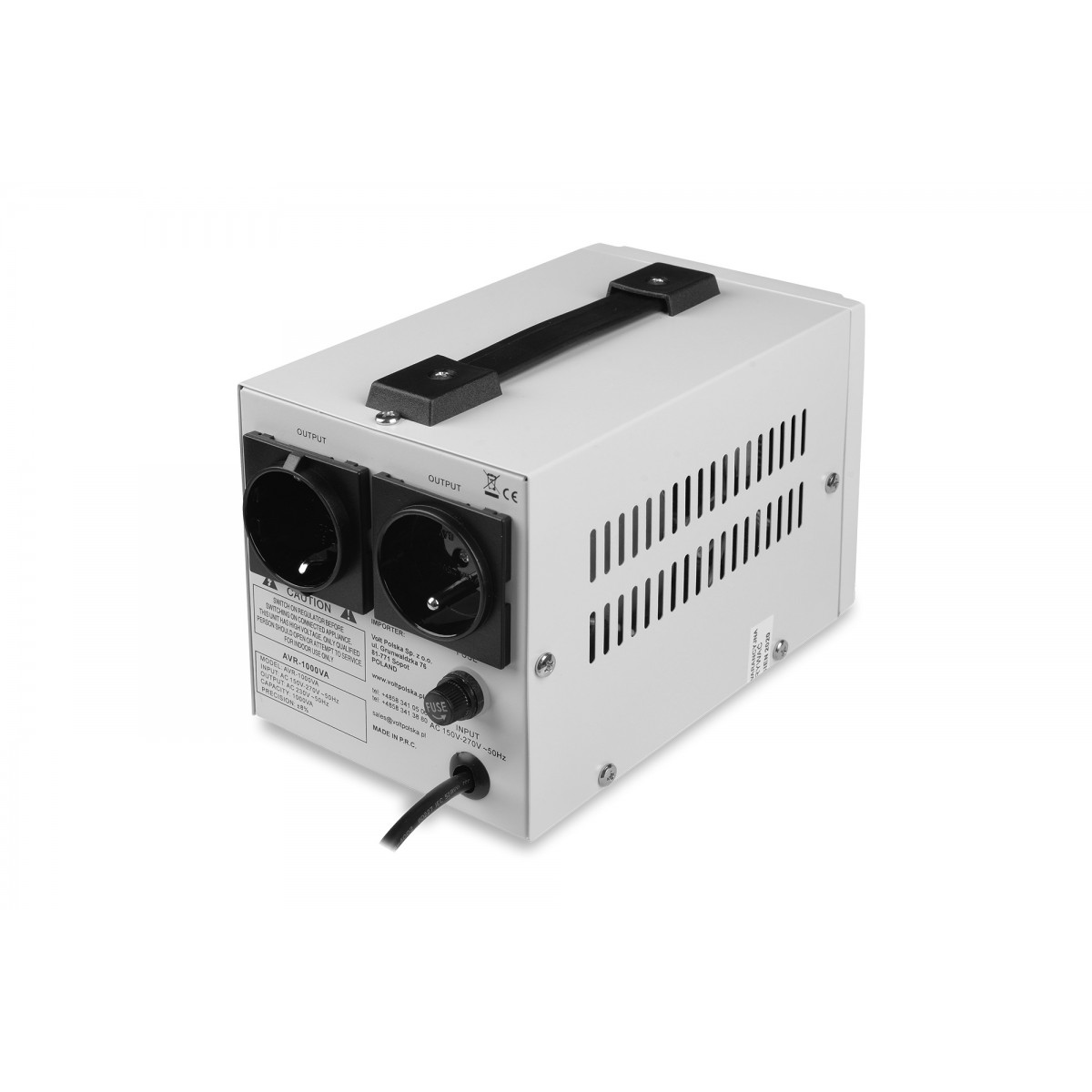 Стабілізатор напруги AVR Volt Polska AVR 1000VA 8-11% - Зображення 5