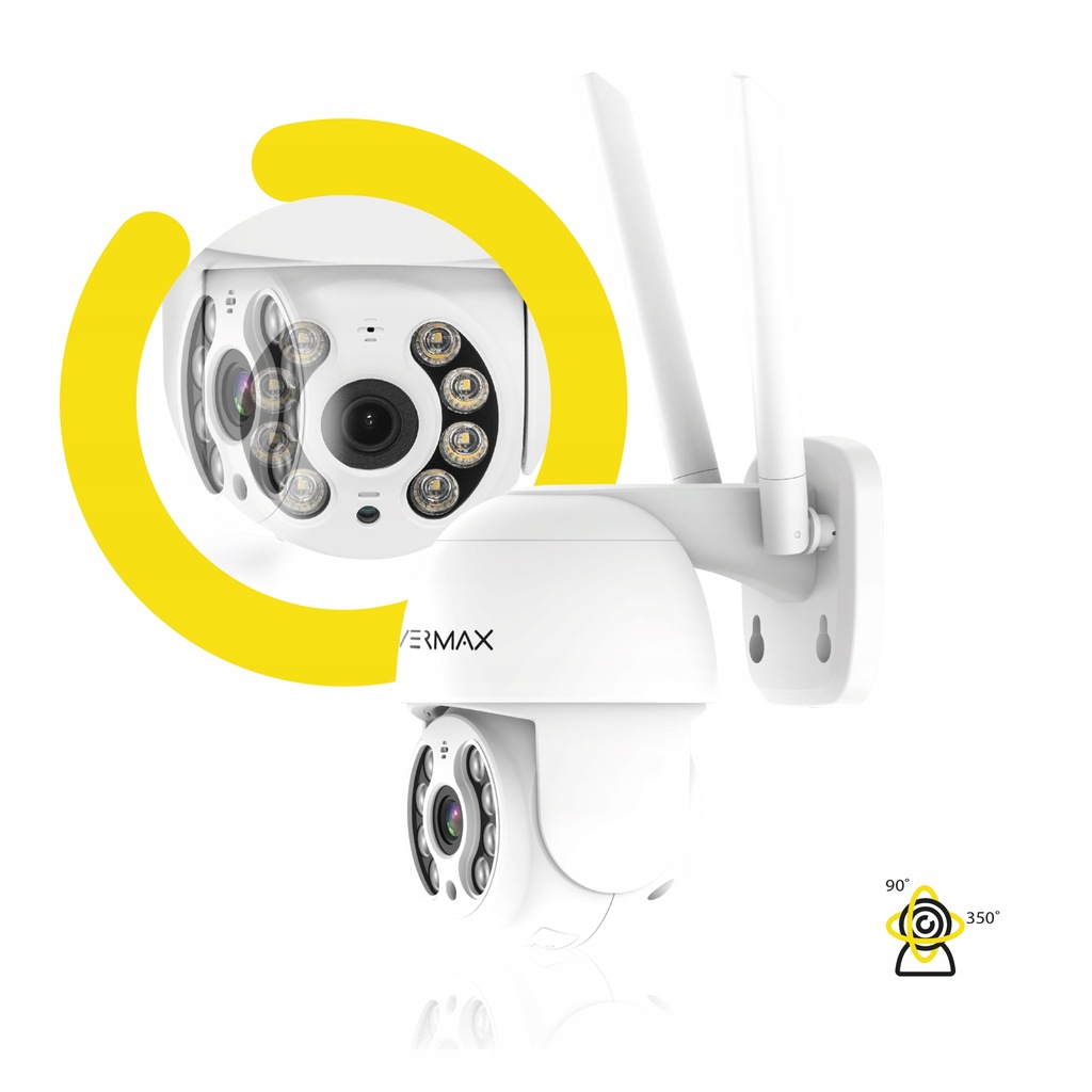 Вулична поворотна WiFi камера відеоспостереження Overmax Camspot 4.0 PTZ FULL HD - Зображення 9