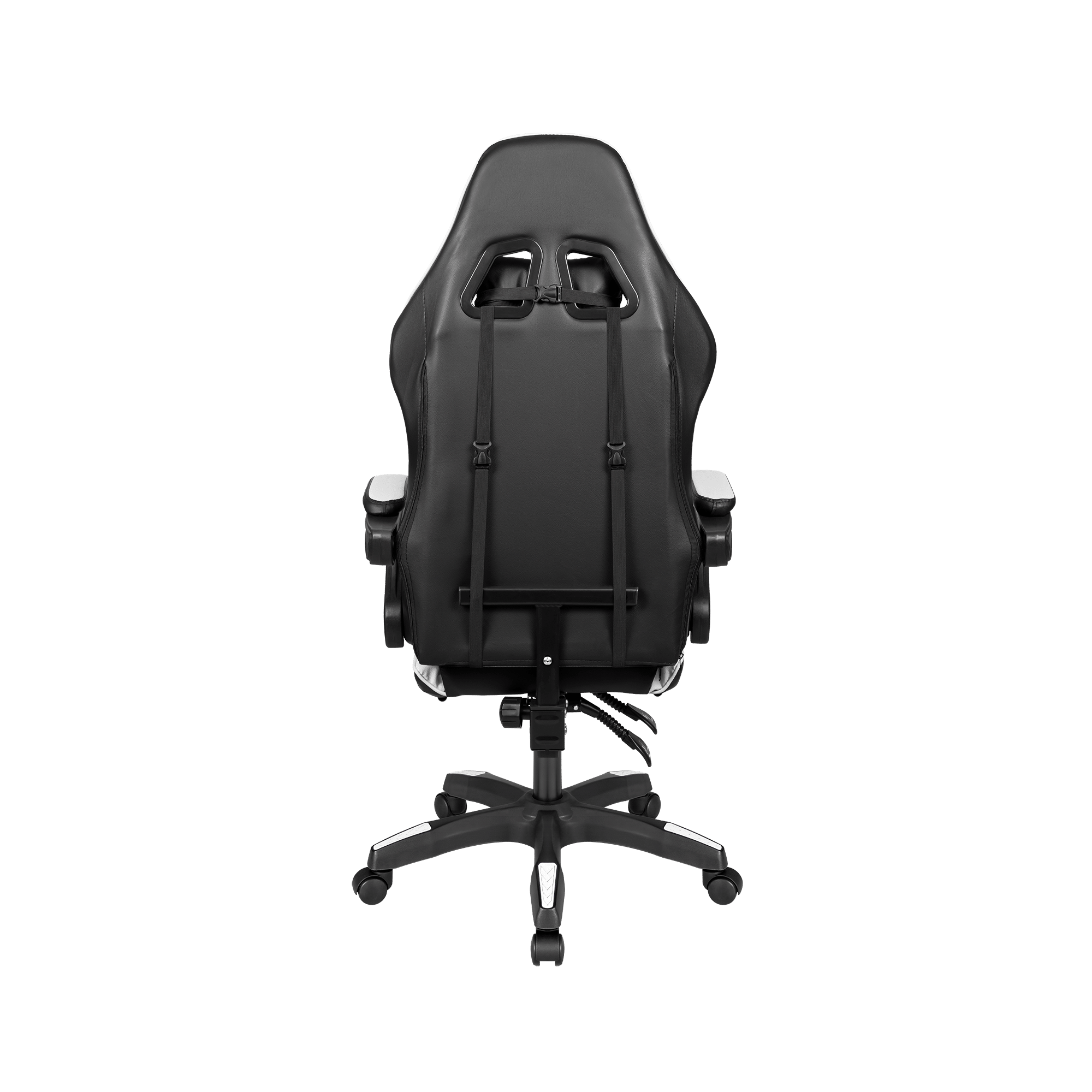 Крісло геймерське Kruger&Matz GX-150 з підставкою для ніг Black/White - Зображення 2