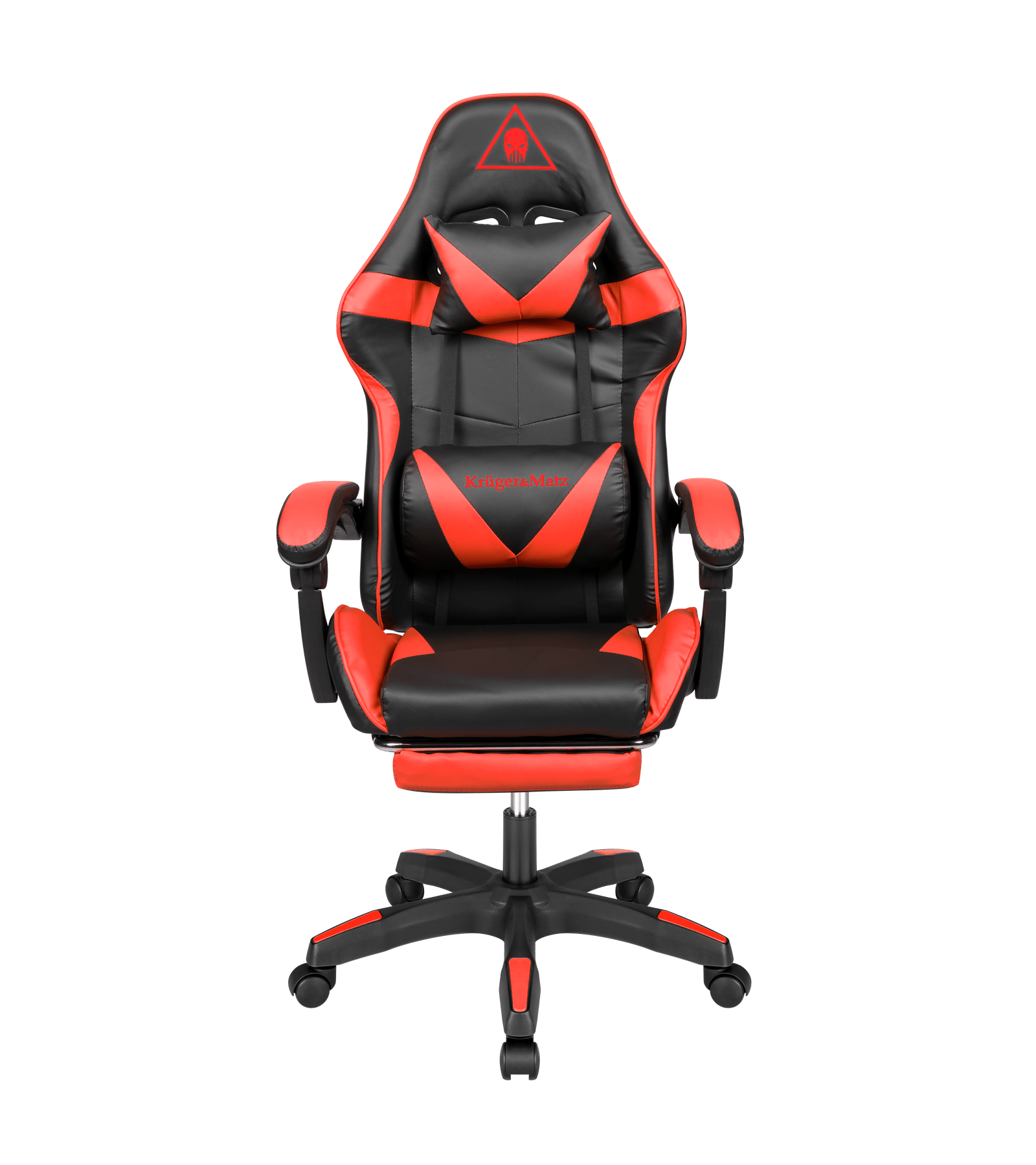 Крісло геймерське Kruger&Matz GX-150 з підставкою для ніг Red/Black - Зображення 8