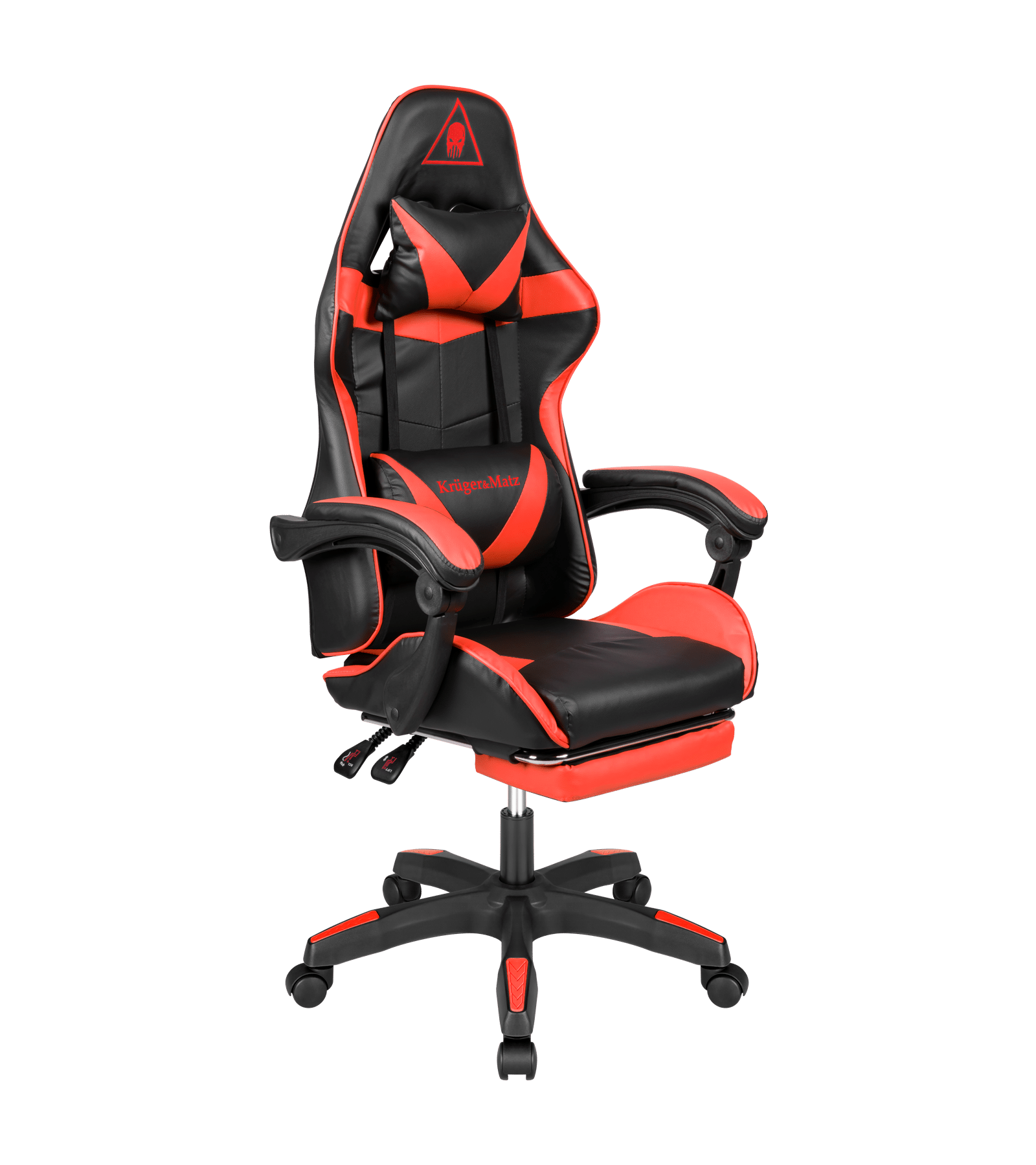 Крісло геймерське Kruger&Matz GX-150 з підставкою для ніг Red/Black - Зображення 2