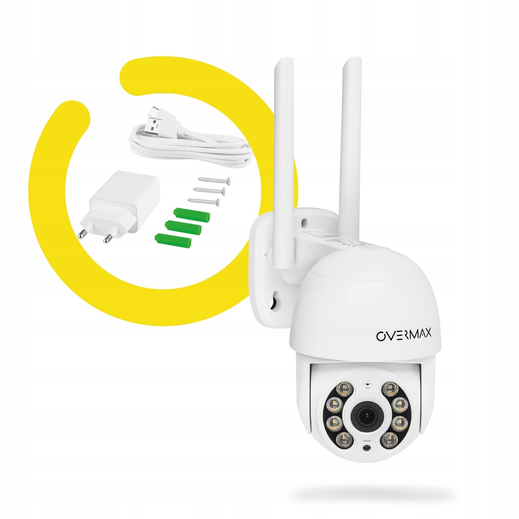 Вулична поворотна WiFi камера відеоспостереження Overmax Camspot 4.0 PTZ FULL HD - Зображення 3