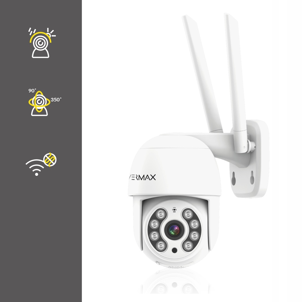 Вулична поворотна WiFi камера відеоспостереження Overmax Camspot 4.0 PTZ FULL HD - Зображення 4