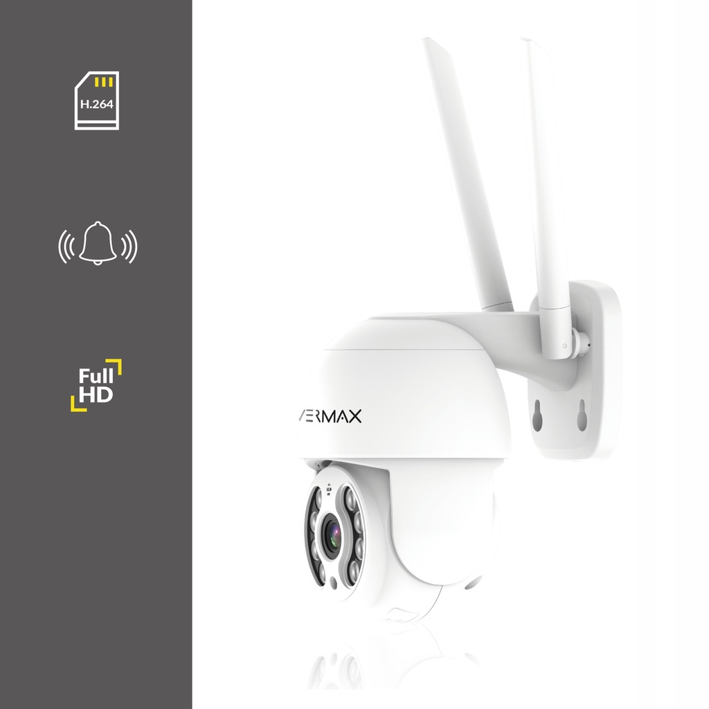 Вулична поворотна WiFi камера відеоспостереження Overmax Camspot 4.0 PTZ FULL HD - Зображення 5