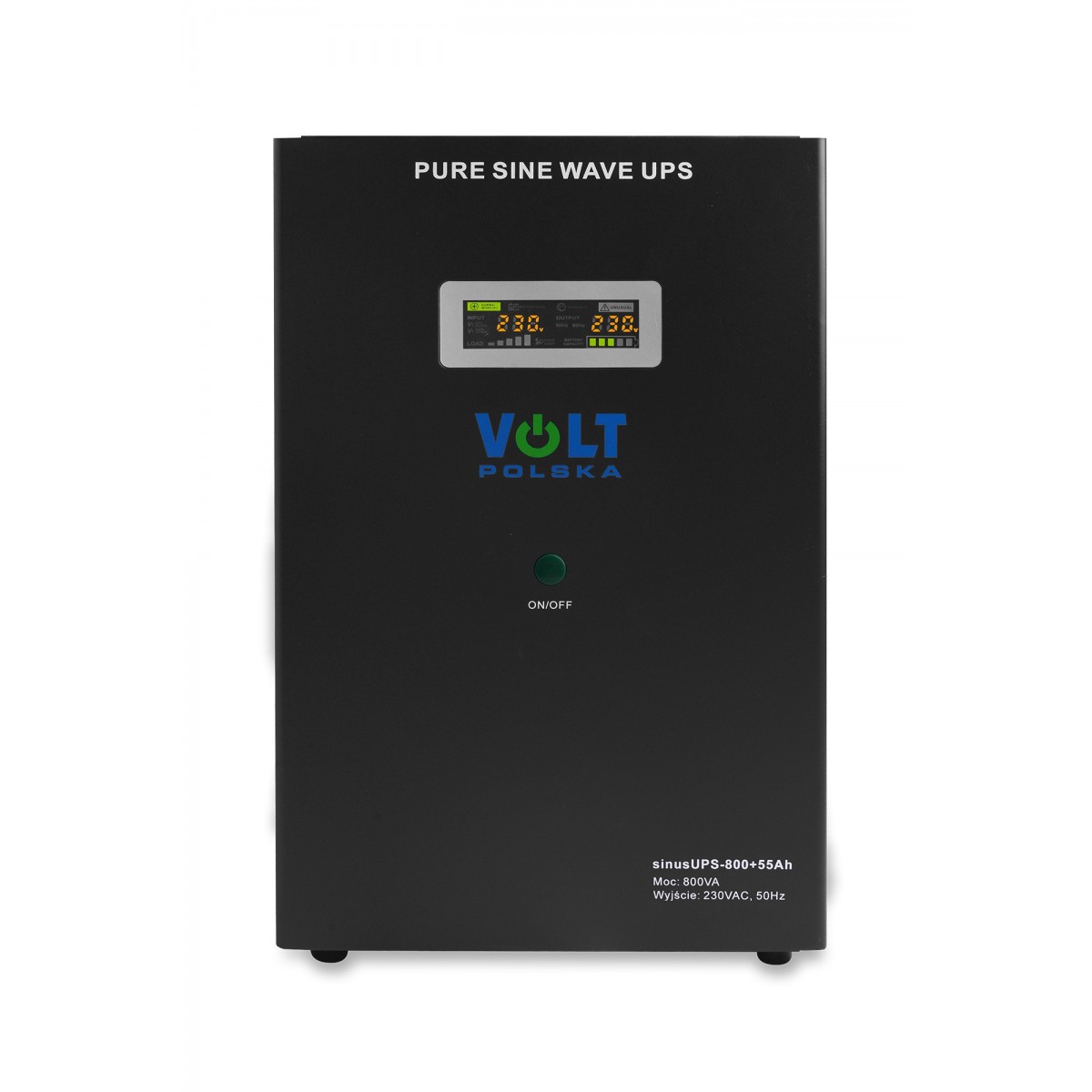 Блок безперебійного живлення Volt Polska SINUS UPS 500 + AKU 55 Ah (500/800W) - Зображення 2