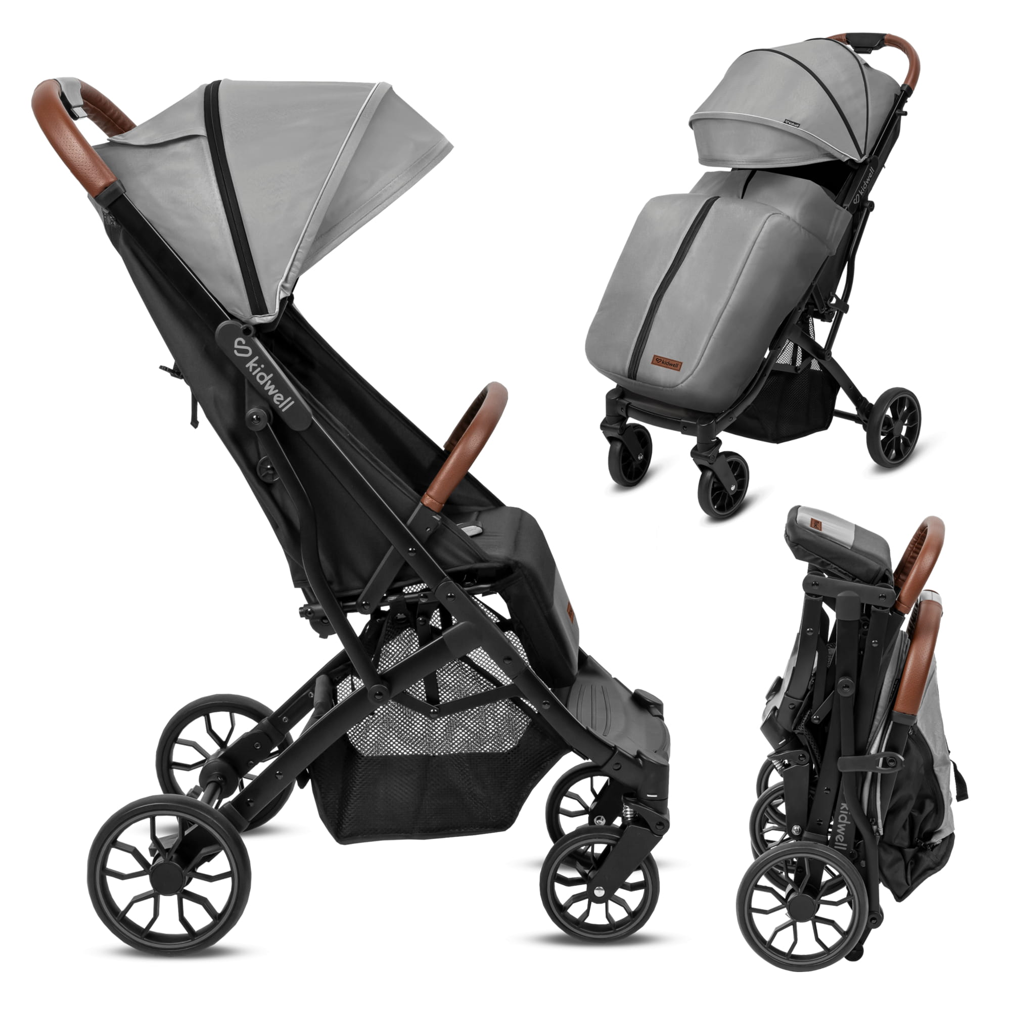 Прогулянкова коляска Kidwell COLMER Cool Grey - Зображення 3