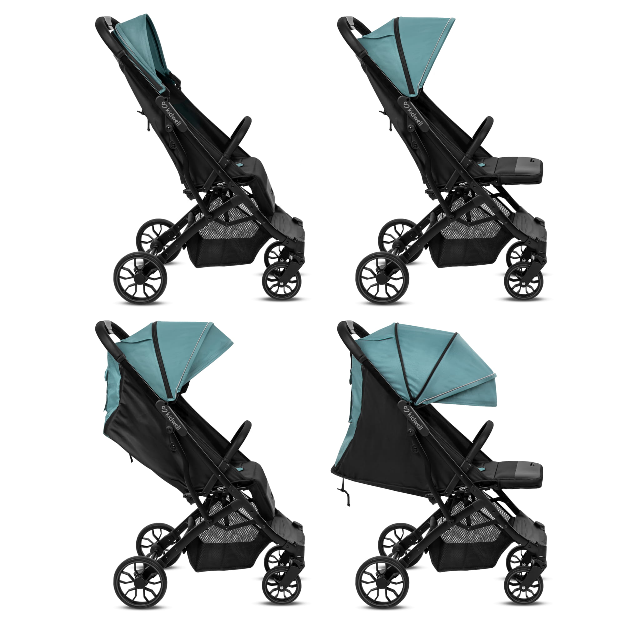 Прогулянкова коляска Kidwell COLMER Royal Green - Зображення 12