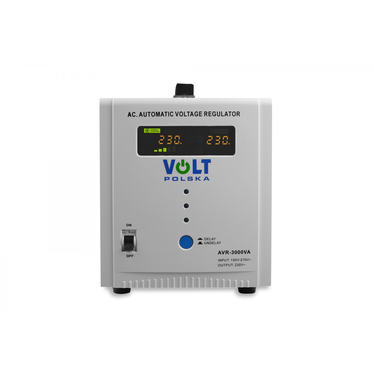 Стабілізатор напруги AVR Volt Polska AVR 3000VA 8-11% - Зображення 2