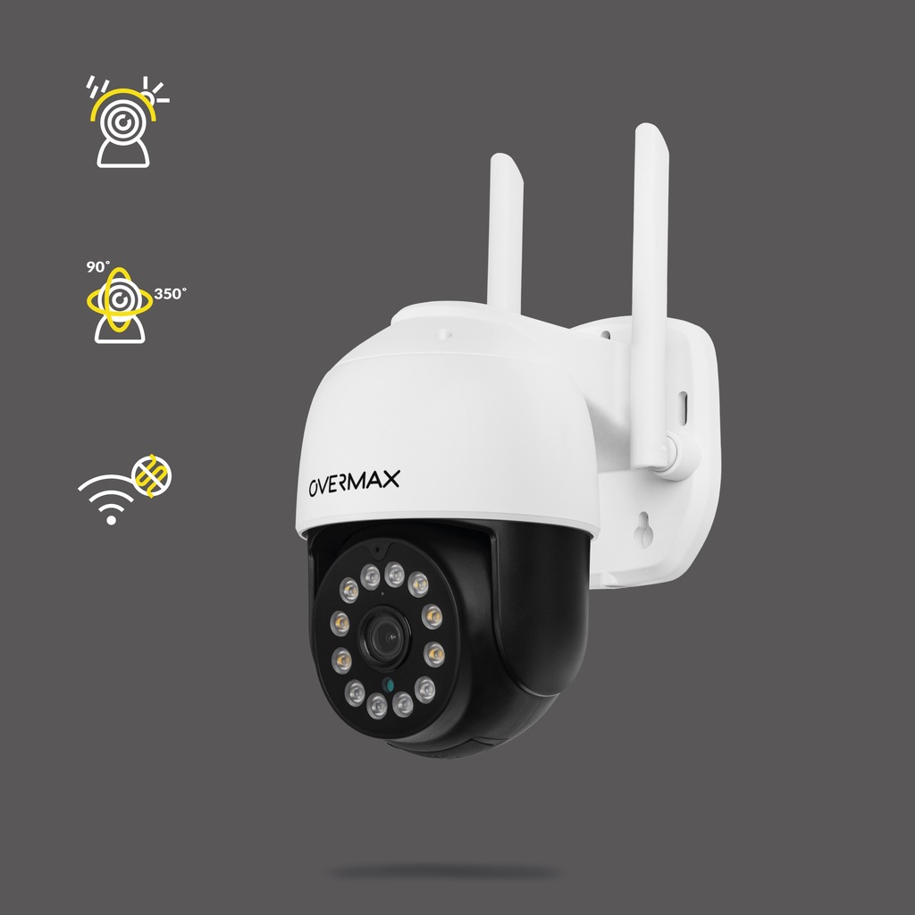 Вулична поворотна IP-камера Overmax Camspot 4.95 2.5K Wi-Fi 4x ZOOM - Зображення 2