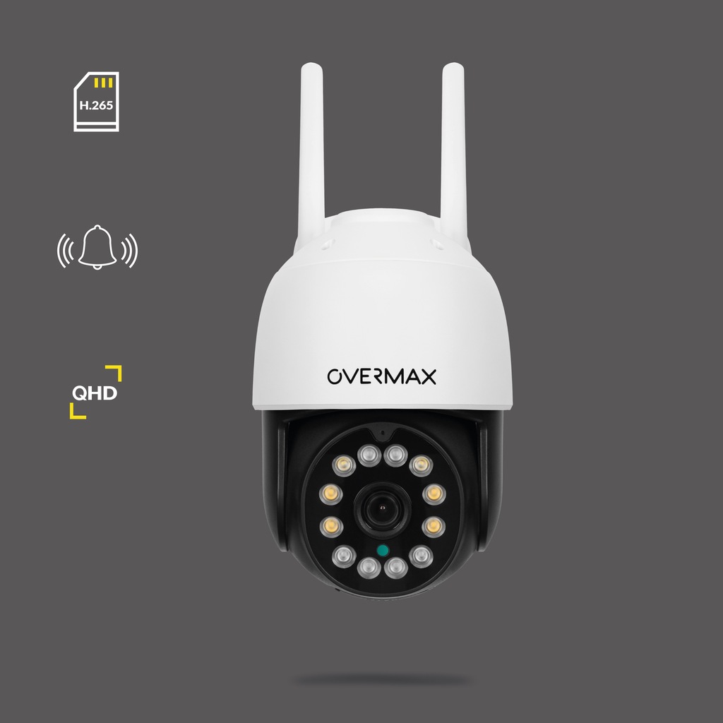 Вулична поворотна IP-камера Overmax Camspot 4.95 2.5K Wi-Fi 4x ZOOM - Зображення 3
