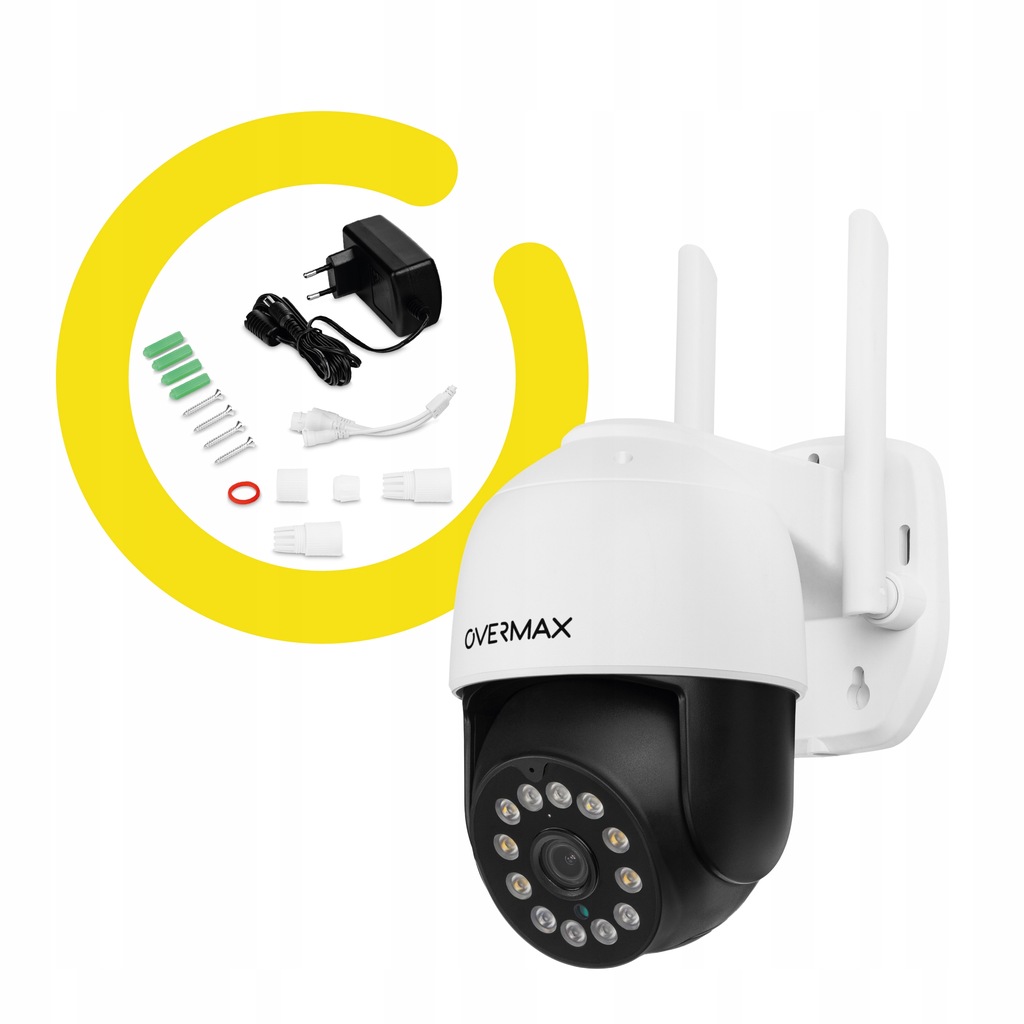 Вулична поворотна IP-камера Overmax Camspot 4.95 2.5K Wi-Fi 4x ZOOM - Зображення 4