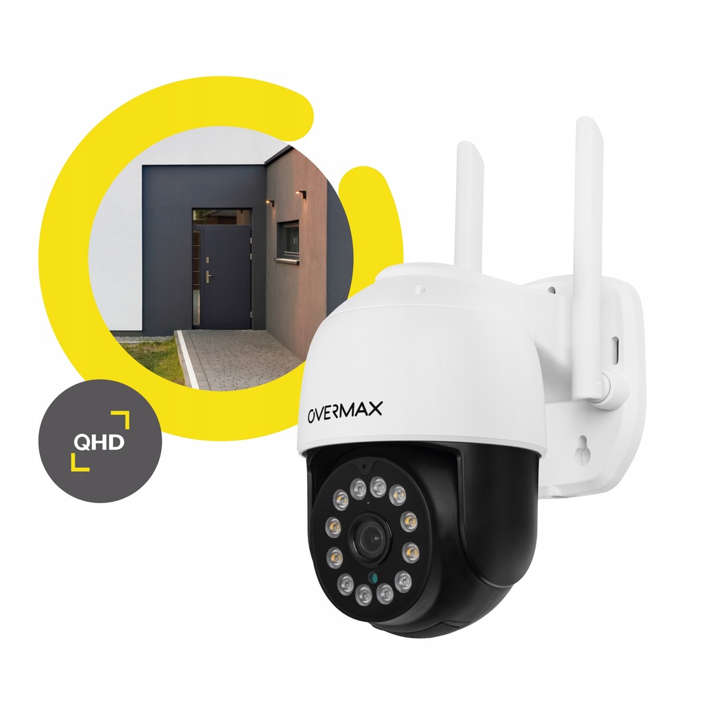 Вулична поворотна IP-камера Overmax Camspot 4.95 2.5K Wi-Fi 4x ZOOM - Зображення 8