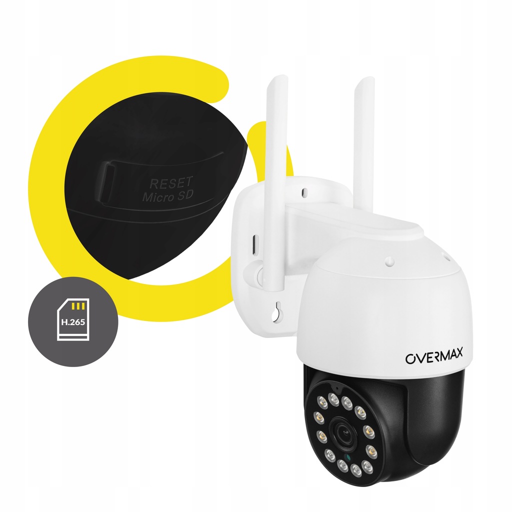 Вулична поворотна IP-камера Overmax Camspot 4.95 2.5K Wi-Fi 4x ZOOM - Зображення 7