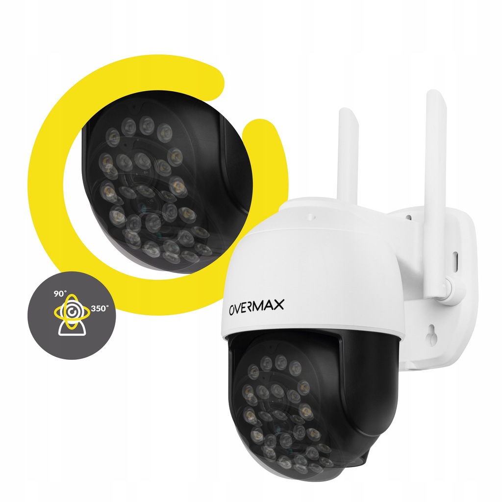 Вулична поворотна IP-камера Overmax Camspot 4.95 2.5K Wi-Fi 4x ZOOM - Зображення 6