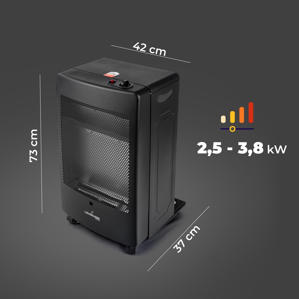 Газовий обігрівач Lehmann Valencia 5kW - Зображення 6