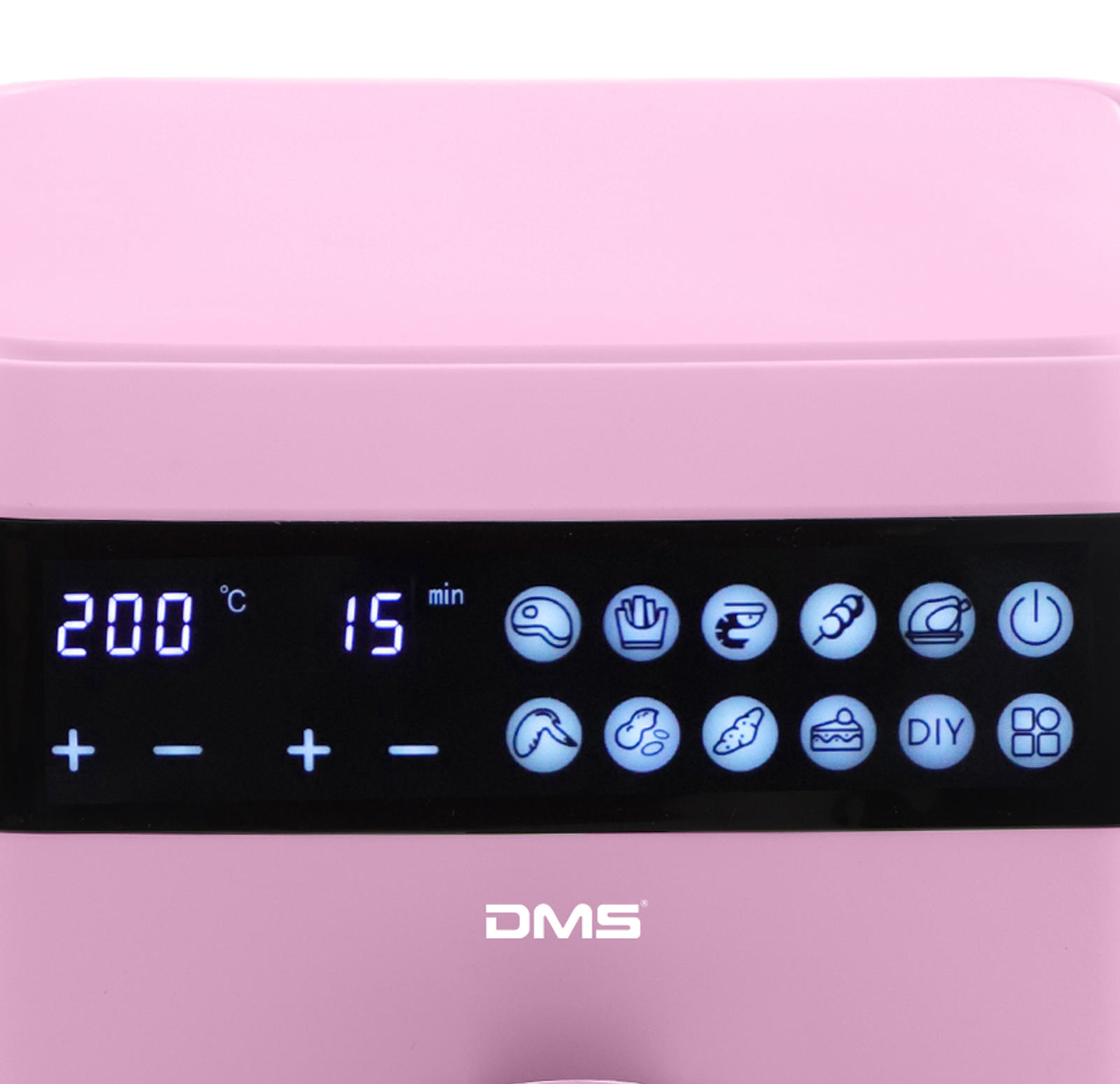 Аерофритюрниця мультипіч DMS HFG-7R XXL Pink 1800 Вт - Зображення 5