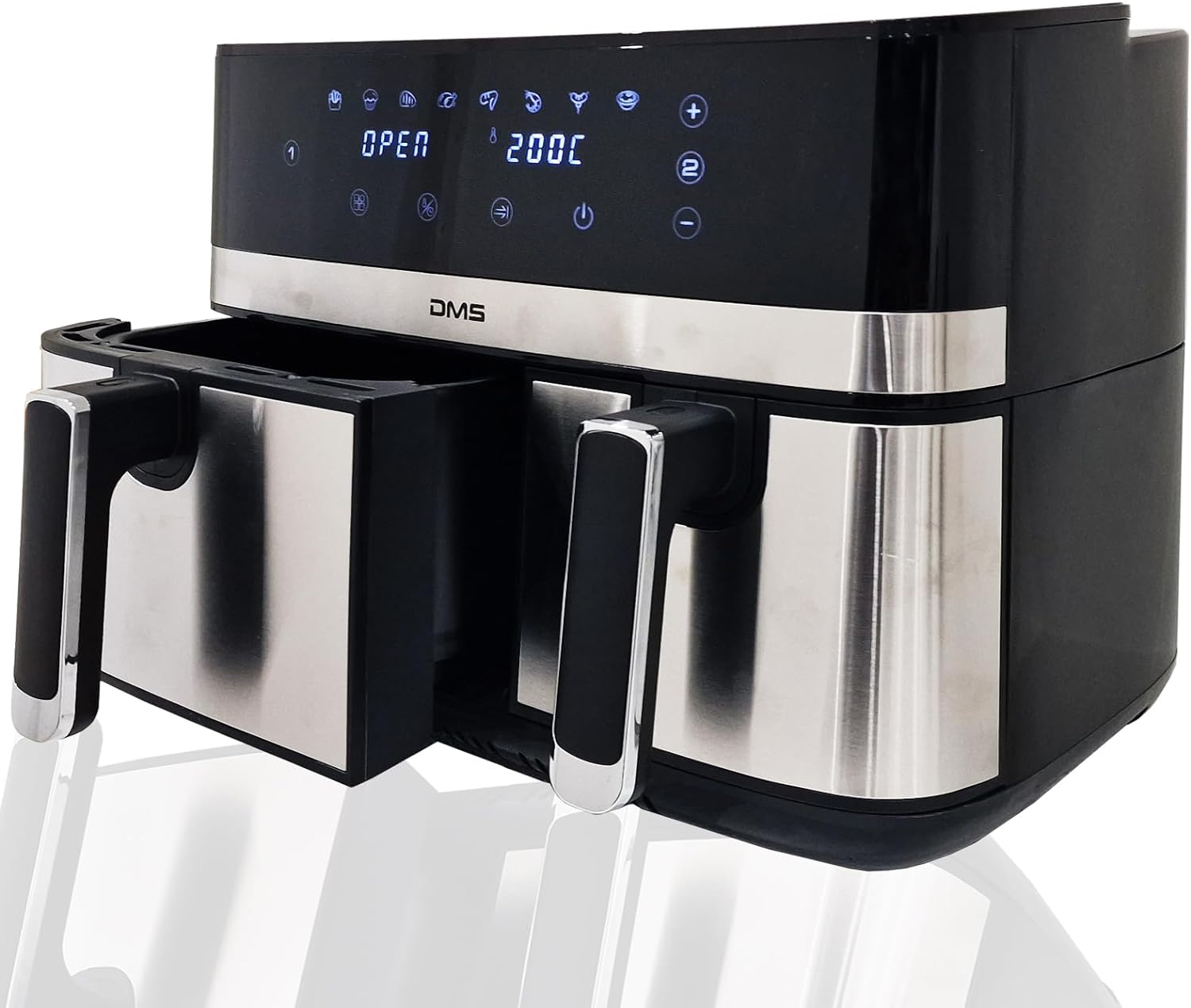 Аерофритюрниця двокамерна DMS HF-10E Duo 2800 Вт 6/4 л - Зображення 3