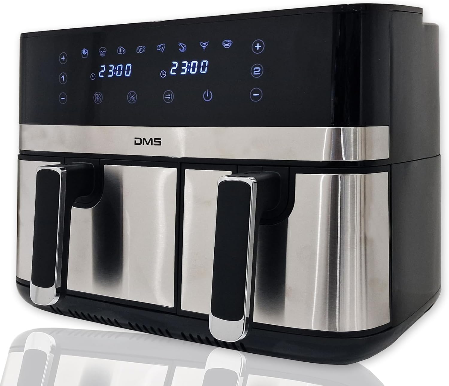 Аерофритюрниця двокамерна DMS HF-10E Duo 2800 Вт 6/4 л - Зображення 2