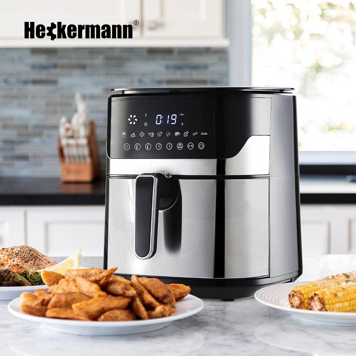 Аерогриль Аерофритюрниця Heckermann ZHAF-650AD 6,5 л 2000W - Зображення 2