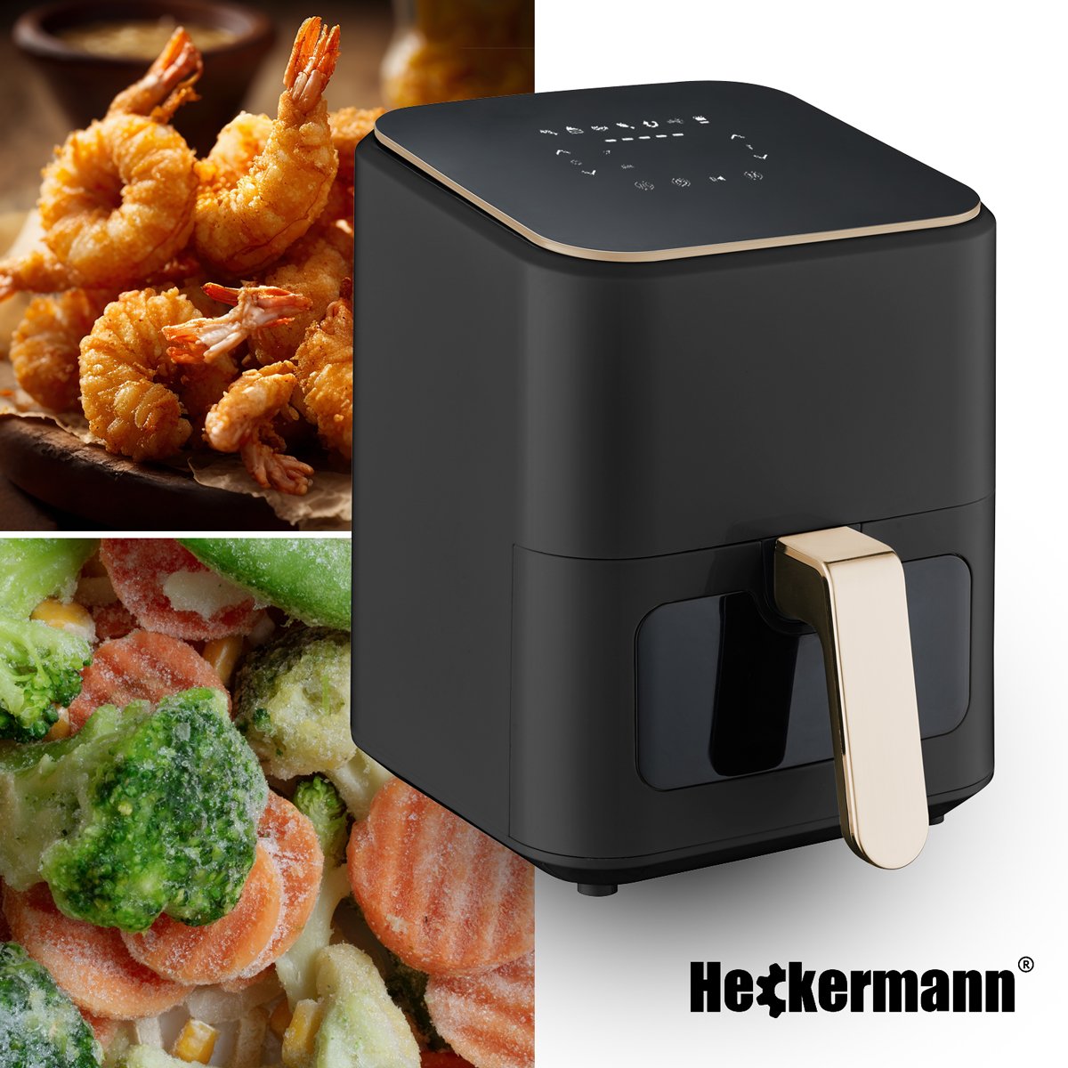 Аерофритюрниця мультипіч Heckermann RA510D 4л 1800W - Зображення 4