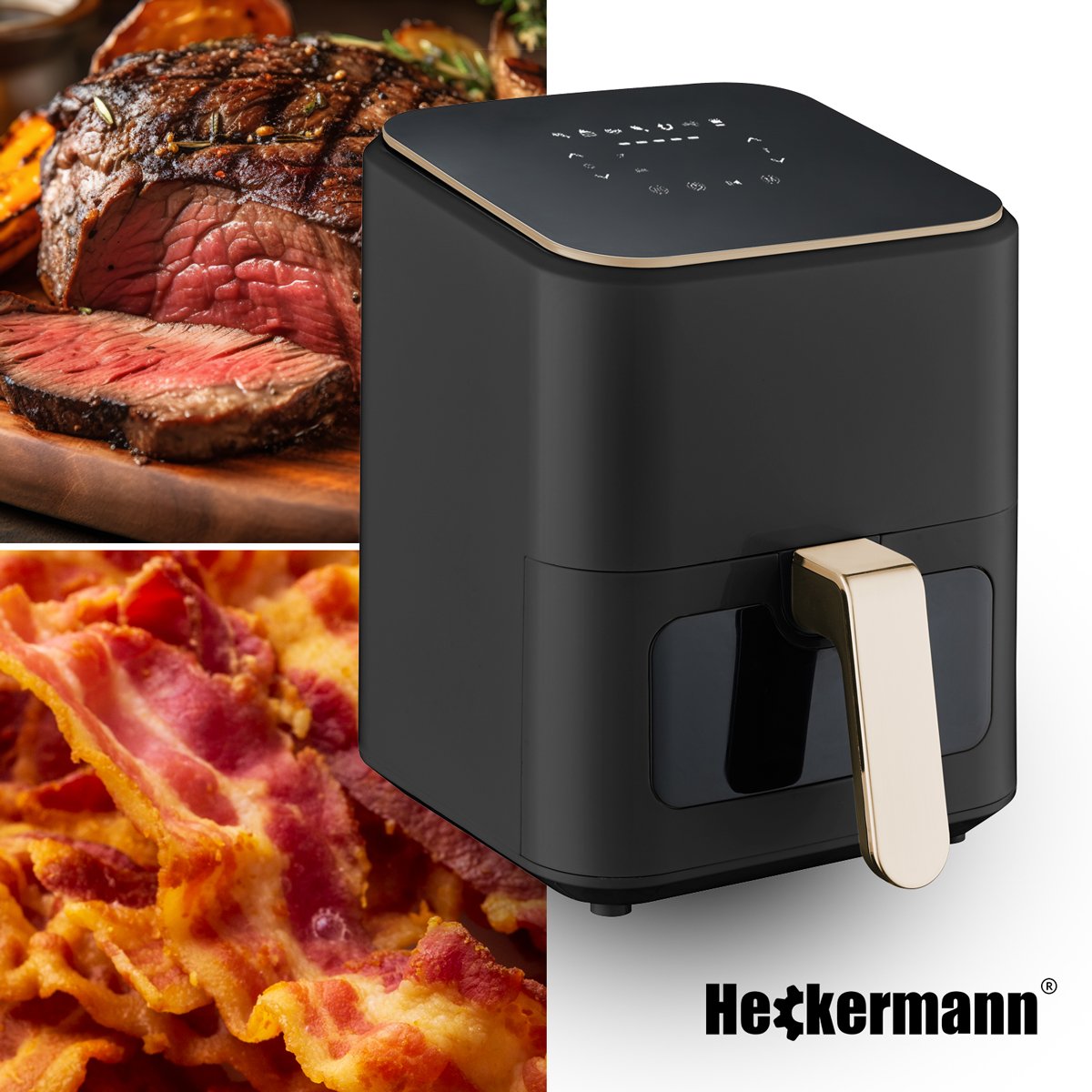 Аерофритюрниця мультипіч Heckermann RA510D 4л 1800W - Зображення 5