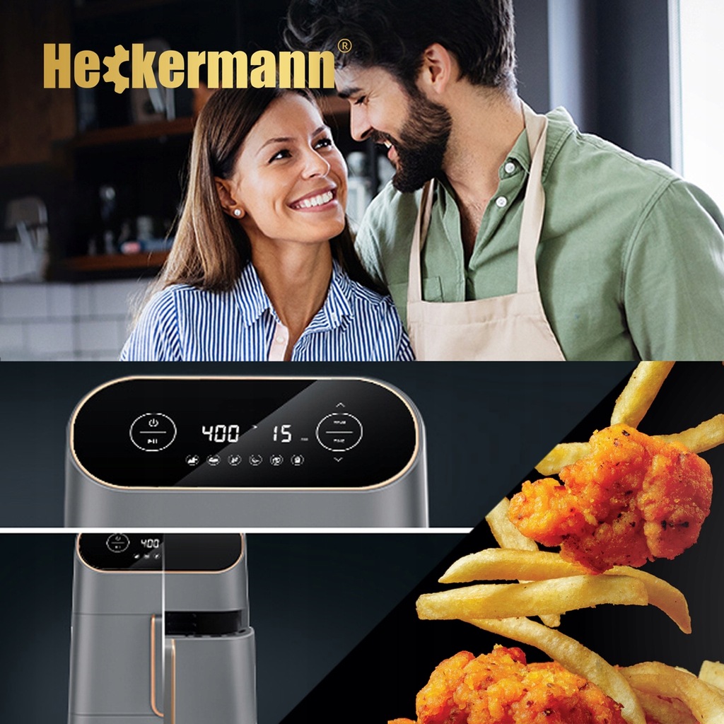 Аерогриль Аерофритюрниця Heckermann AF06 7л 2100W - Зображення 3