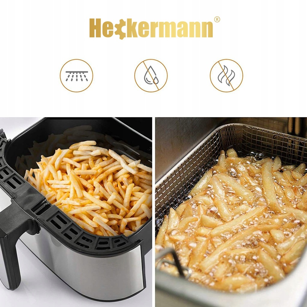 Аерогриль Аерофритюрниця Heckermann AF06 7л 2100W - Зображення 5