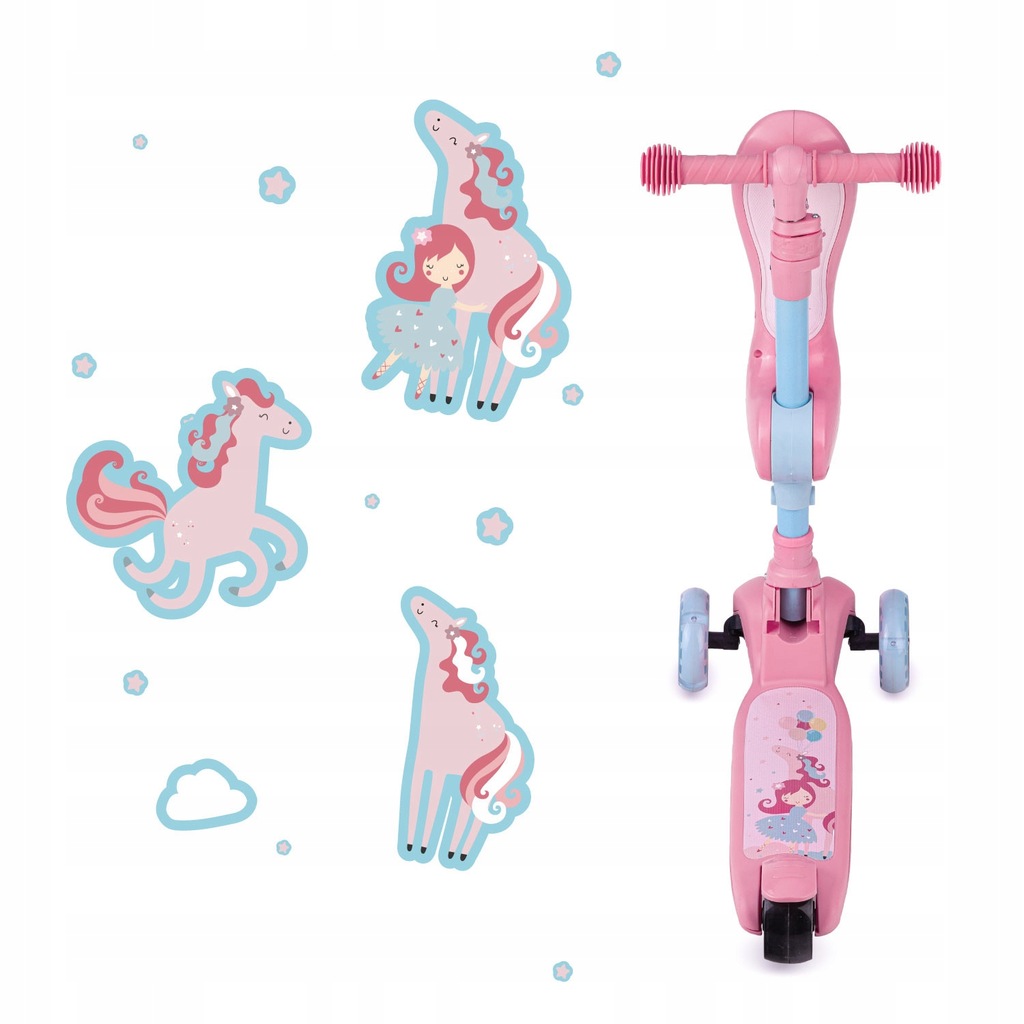 Самокат 2в1 MoMi Kiuru Pink - Зображення 6