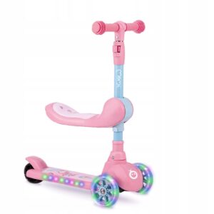 Самокат 2в1 MoMi Kiuru Pink