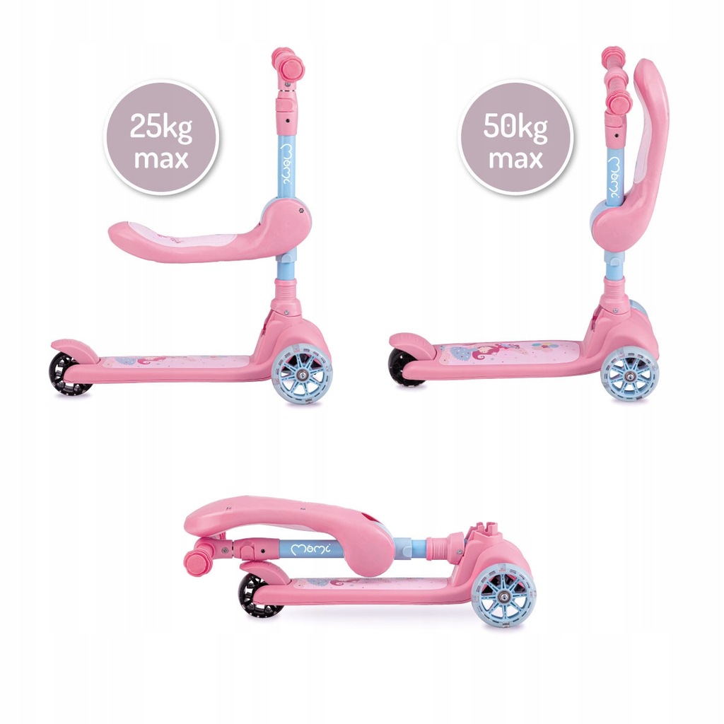 Самокат 2в1 MoMi Kiuru Pink - Зображення 5