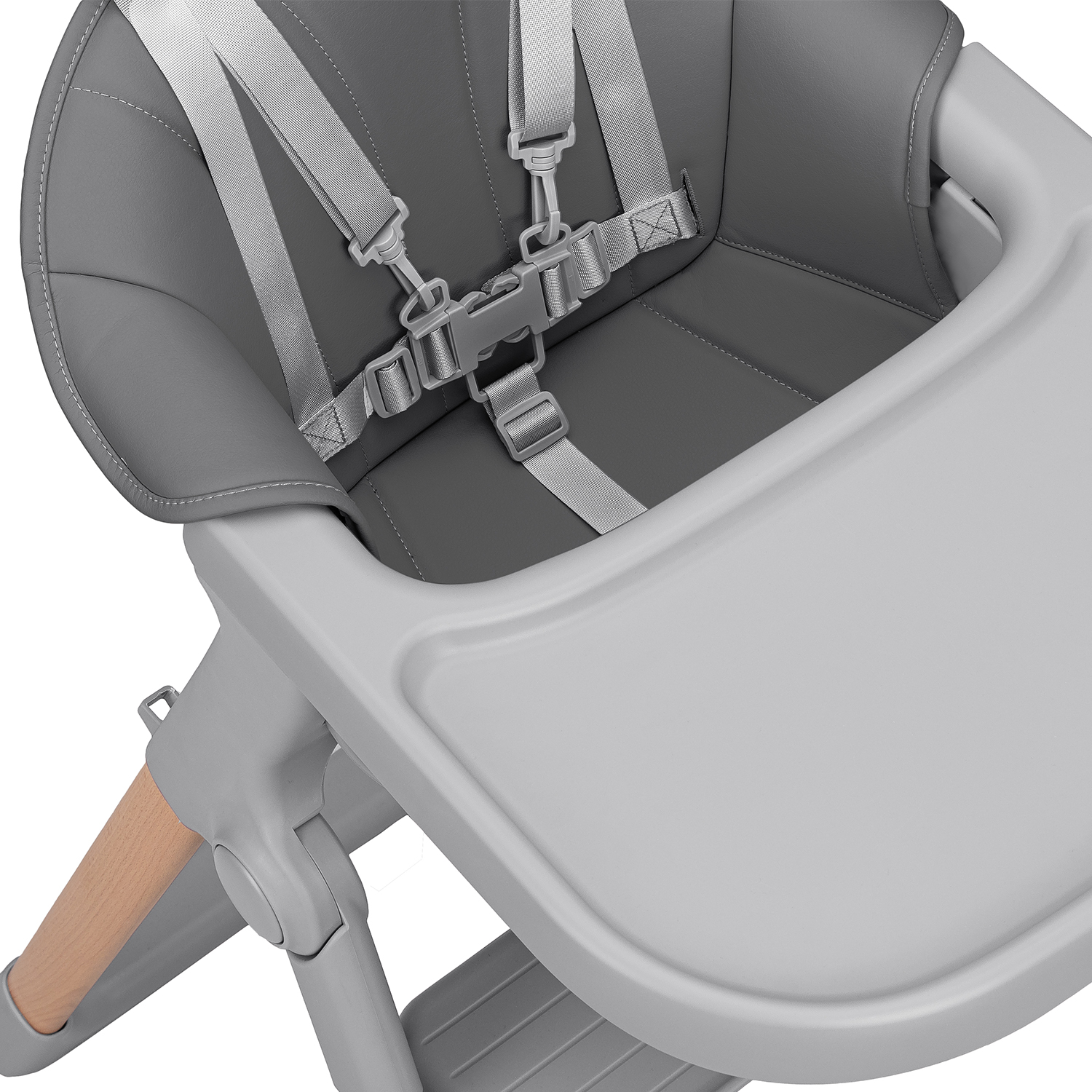 Стільчик для годування MoMi Kala Grey - Зображення 7