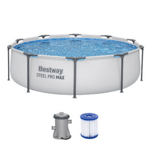 Каркасний басейн Bestway 56408, розмір 305 x 76 см з фільтрувальним насосом