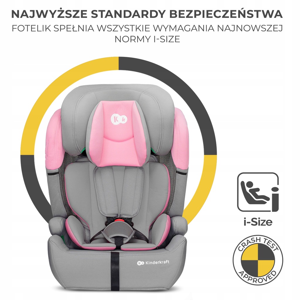 Автокрісло KiderKraft Comfort Up i-Size Pink - Зображення 11