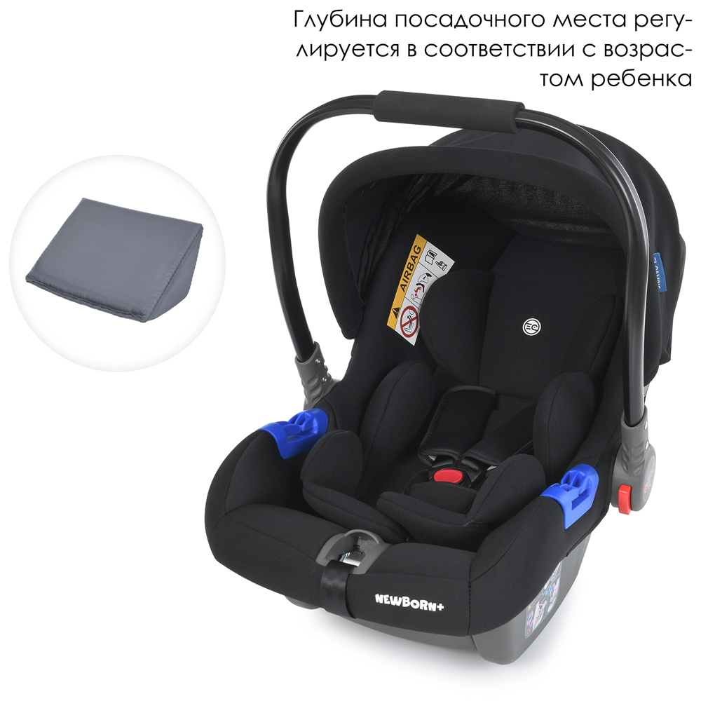 Автокрісло перенесення бейбікокон 0-13 кг NewBorn Black - Зображення 3