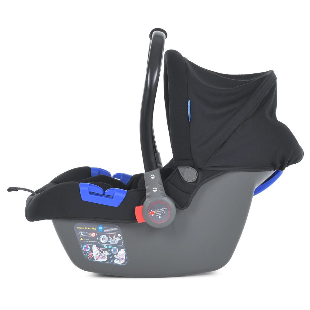 Автокрісло перенесення бейбікокон 0-13 кг NewBorn Black - Зображення 5