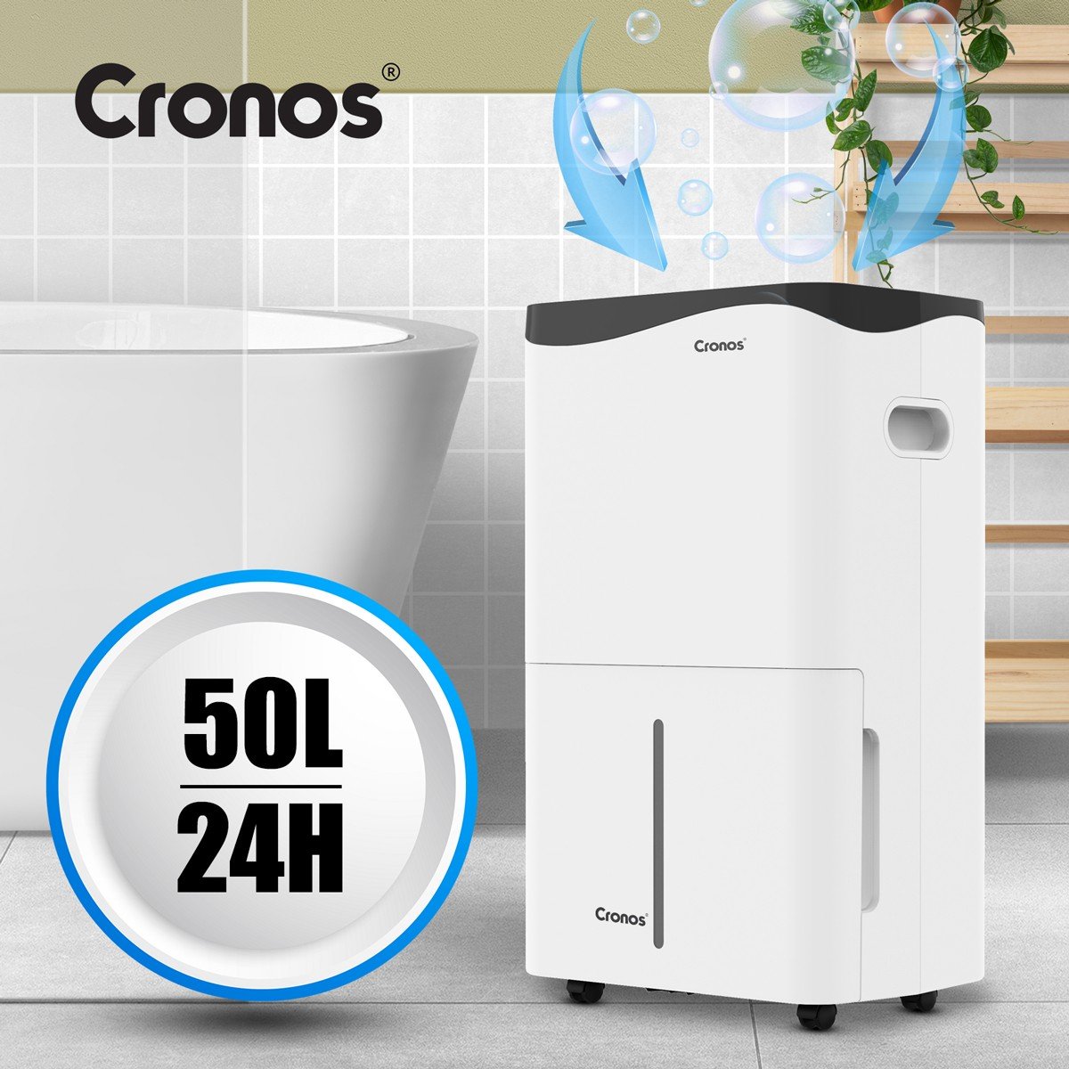 Осушувач повітря Cronos 50л Wi-Fi OL50-BD052A - Зображення 2