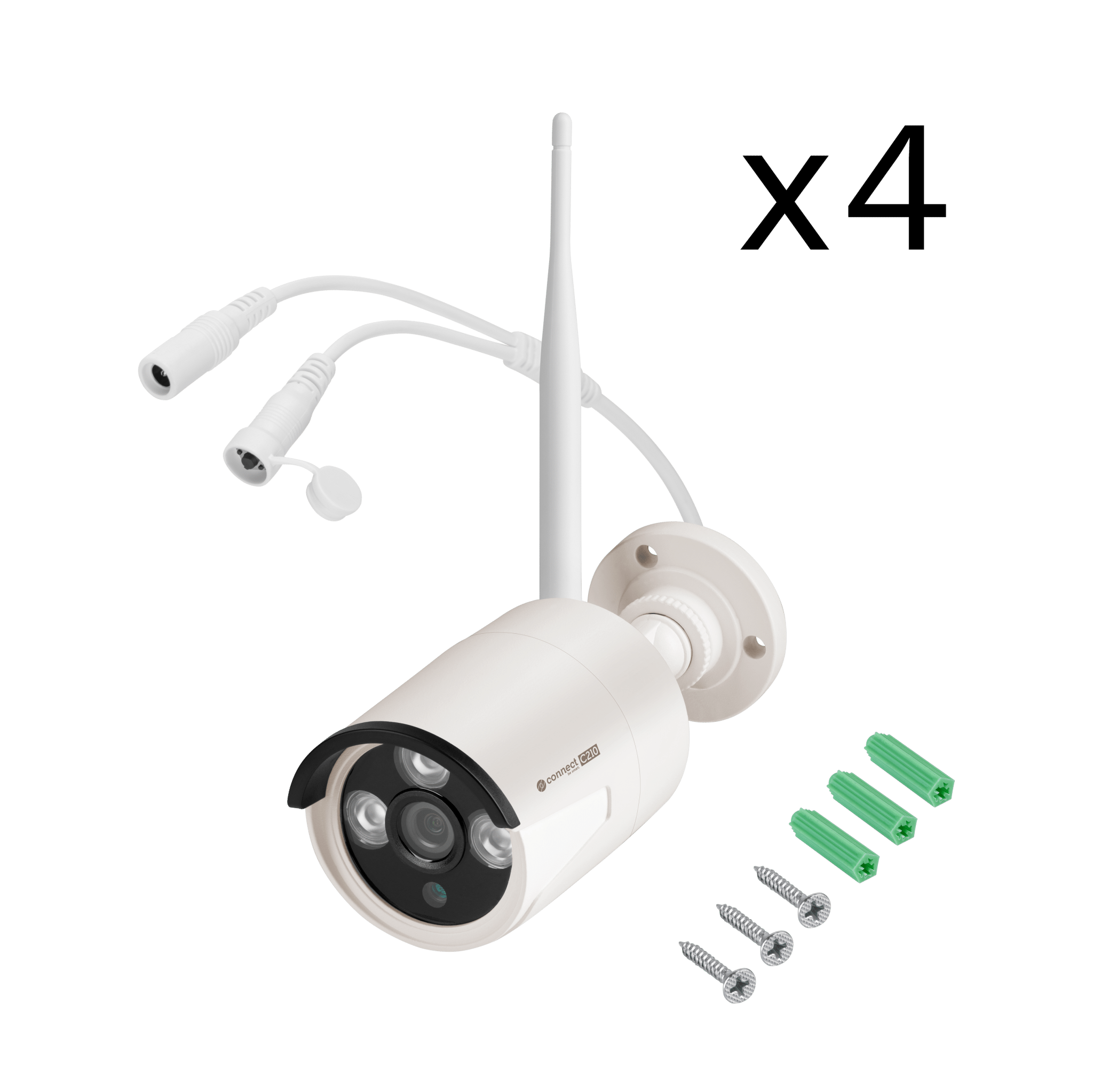 Комплект для відеоспостереження Wi-Fi Kruger&Matz Connect C210 Tuya Full HD - Зображення 4