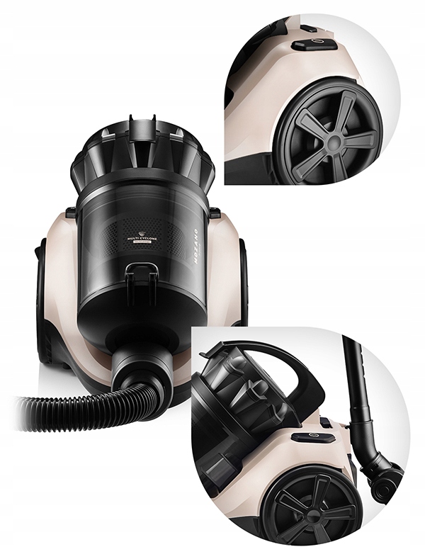 Циклонний пилосос без мішка Mozano Max Cyclonic 4000W Beige - Зображення 10