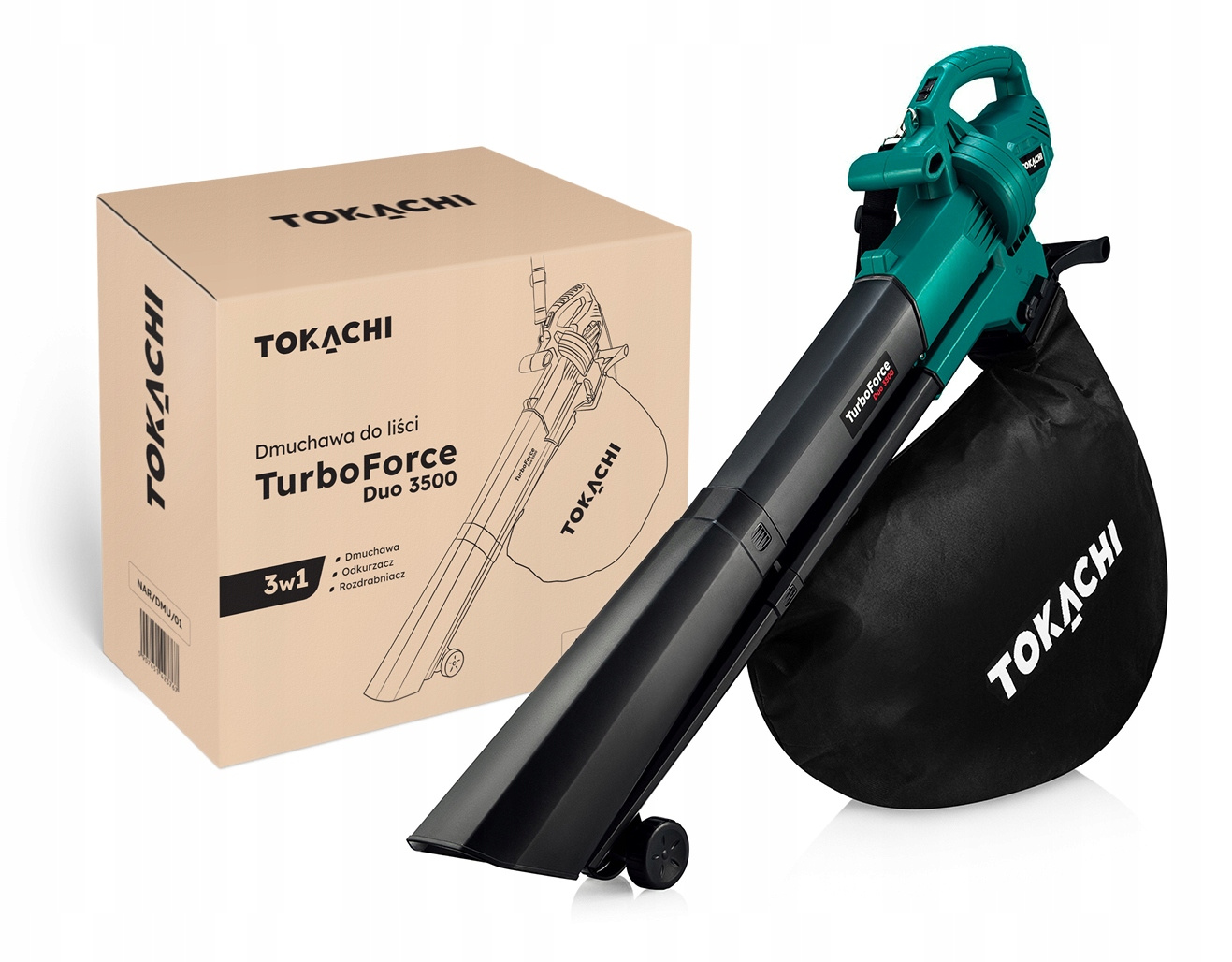 Садовий пилосос-повітродувка Tokachi TurboForce Duo 3500 Вт - Зображення 3