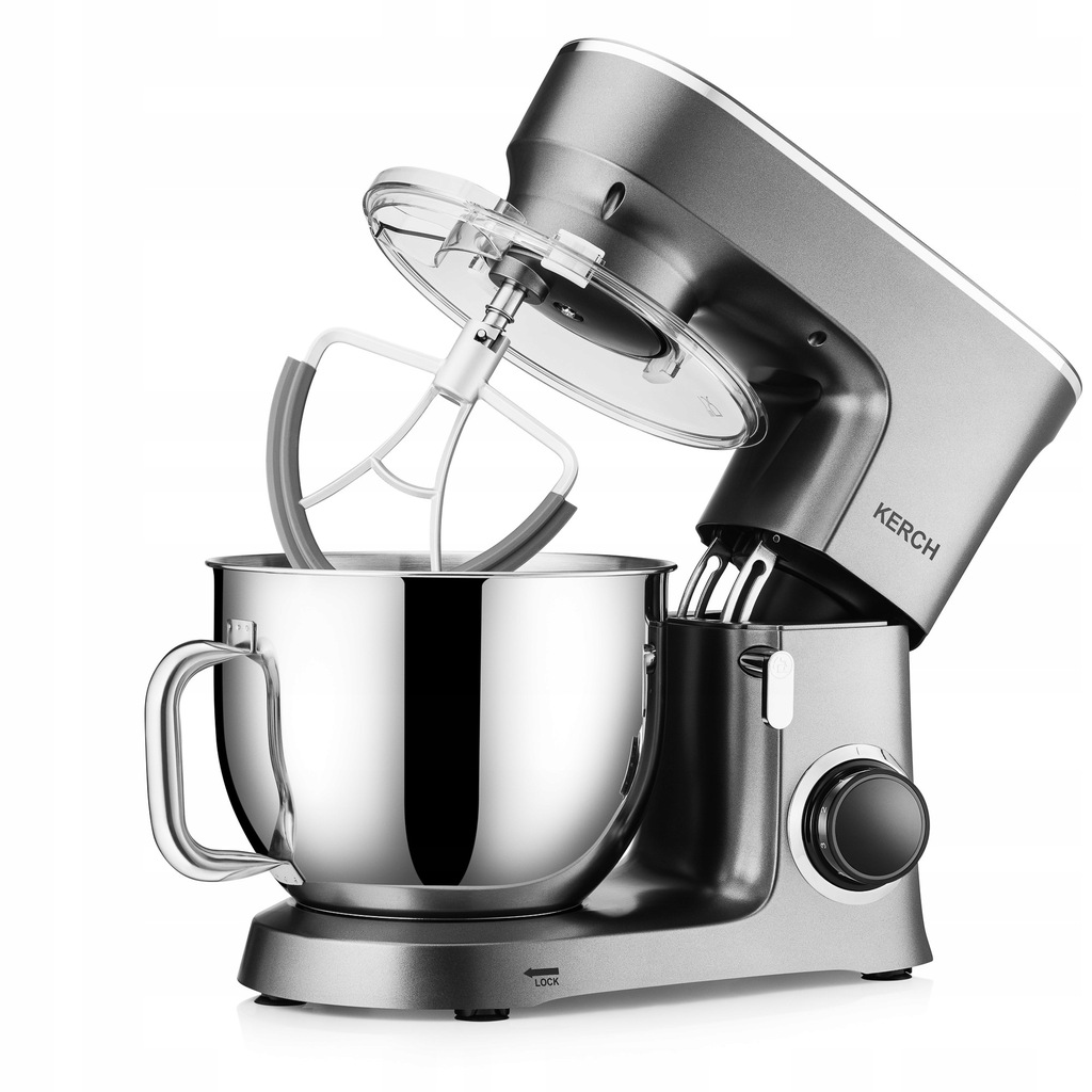 Тістоміс міксер планетарний KERCH Baker Grey 3000 Вт 7л - Зображення 4