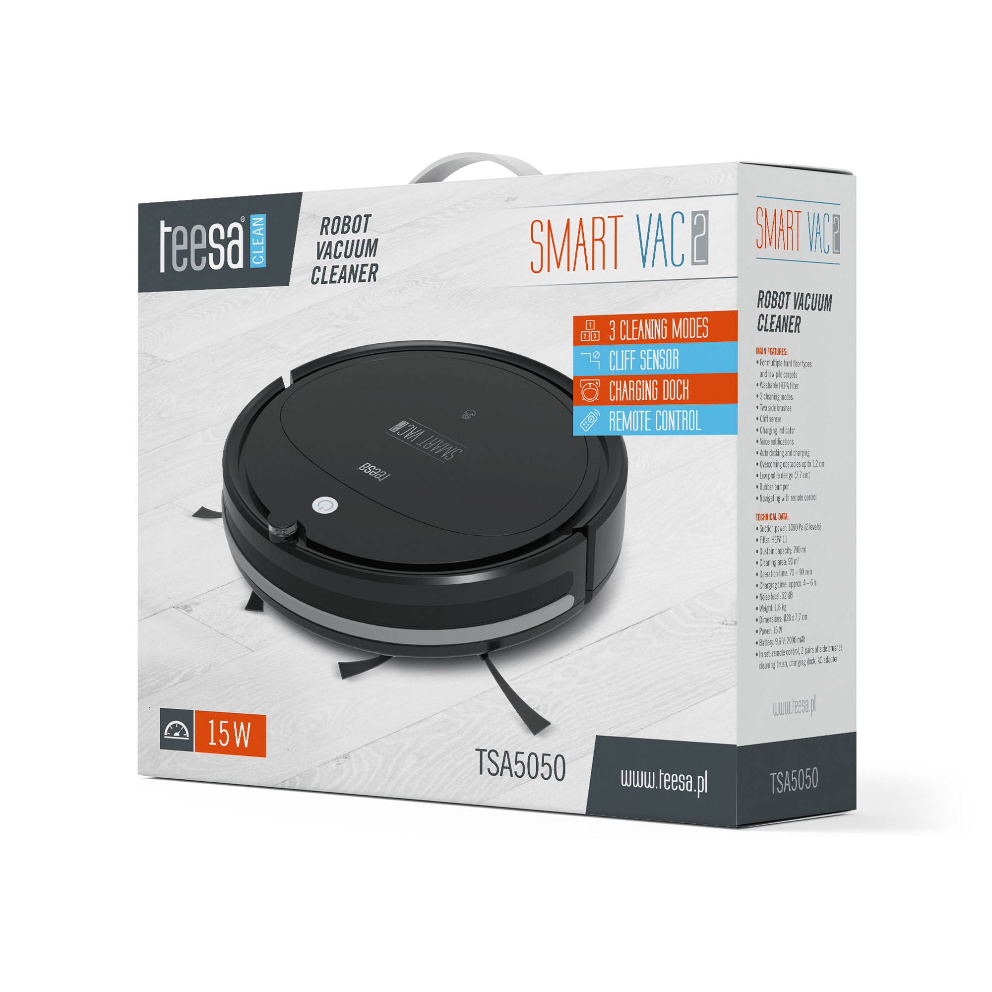 Робот-пилосос Teesa Smart VAC 2 - Зображення 10