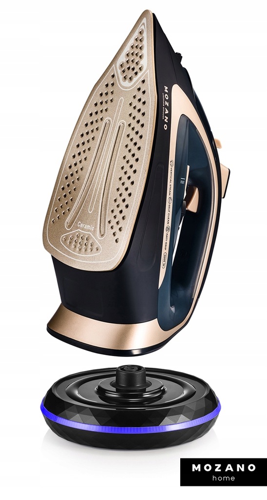 Безпровідна праска Mozano Ultimate Smooth 2600 Вт Gold - Зображення 10