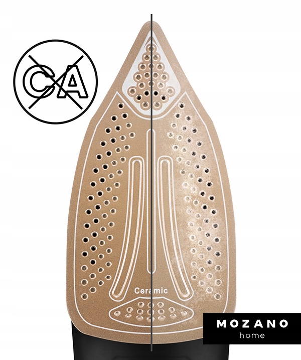 Безпровідна праска Mozano Ultimate Smooth 2600 Вт Gold - Зображення 8